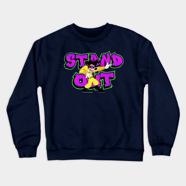 Stand Out Crewneck Sweatshirt by LC Disnerd Designs